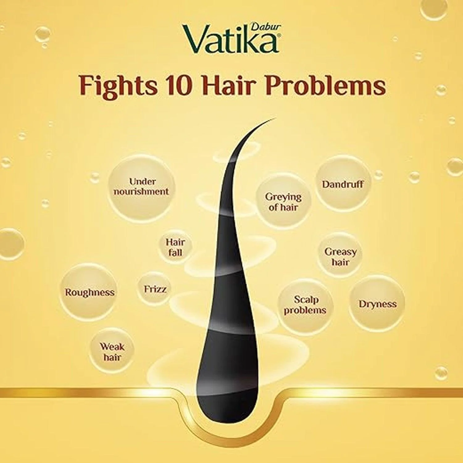 Dabur Vatika Naturals Ayurvedic Shampoo Pouch - Image 5