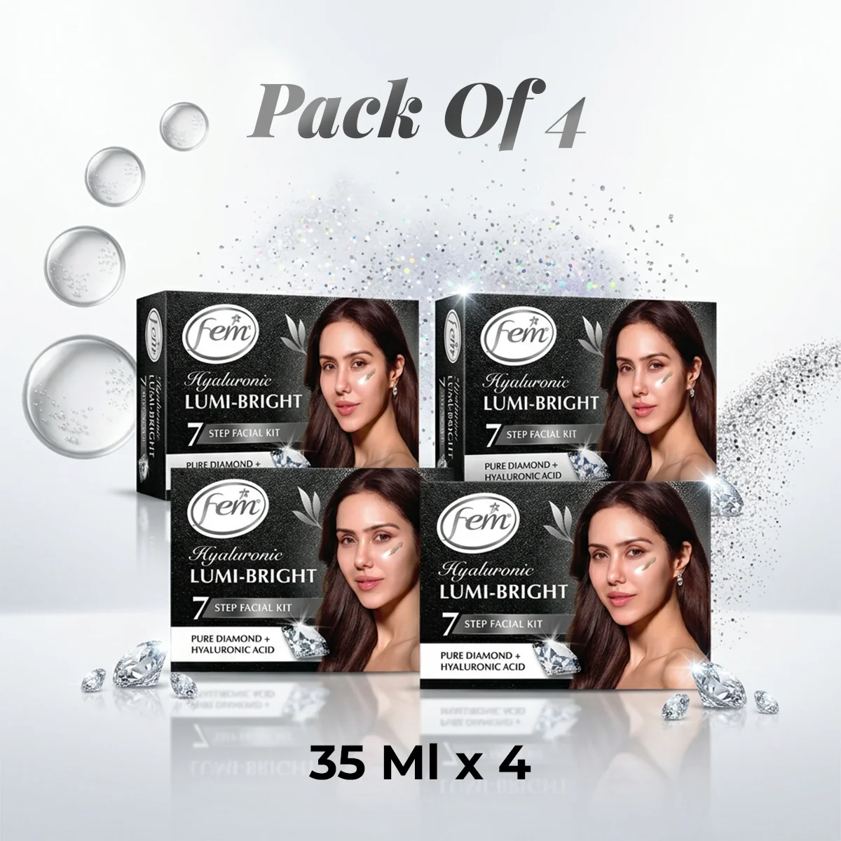 FEM Hyaluronic Lumi-Bright Facial Kit - Image 4