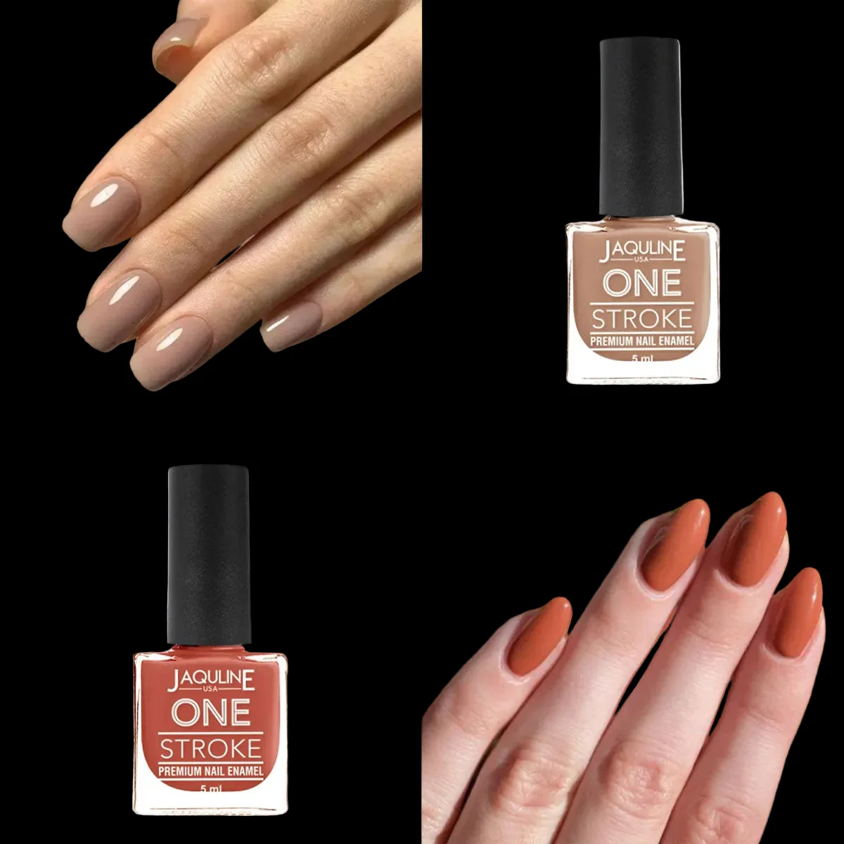 Jaquline USA Color Crush Matte Finish Nail Paint Set Of 4, 5Ml Each - Image 6