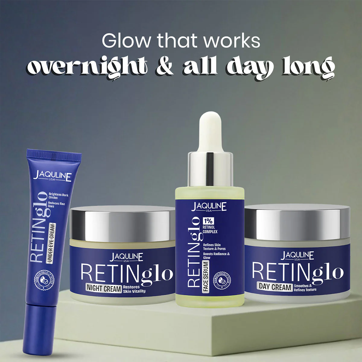 Jaquline USA Retin Glo Face Serum 30ml - Image 5